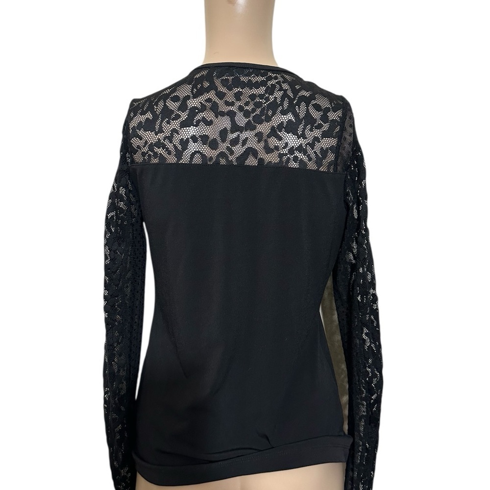 Anatomie Black Lace Detail Blouse - Picture 2 of 6